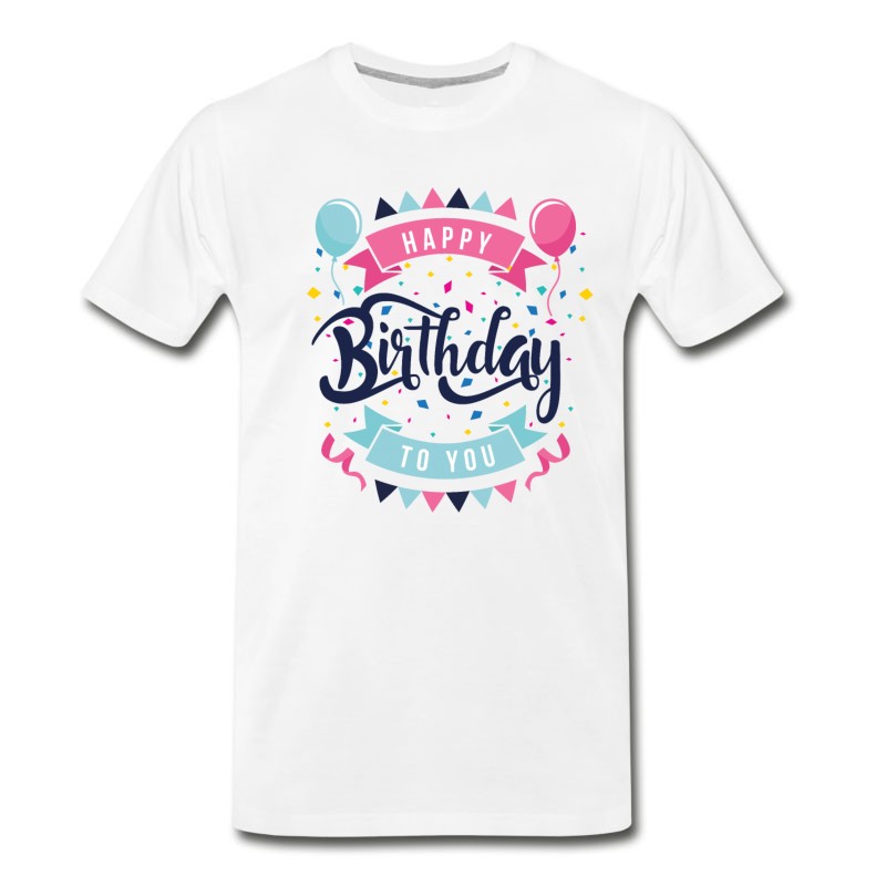 Men's Happy Birtday T-Shirt