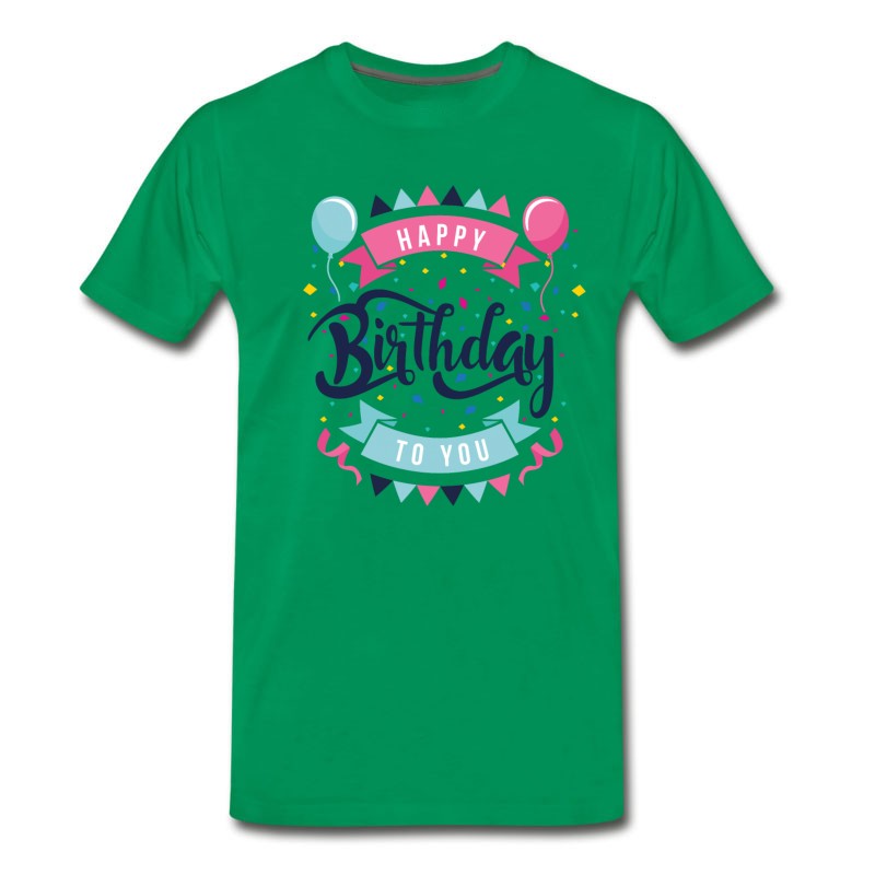 Men's Happy Birtday T-Shirt