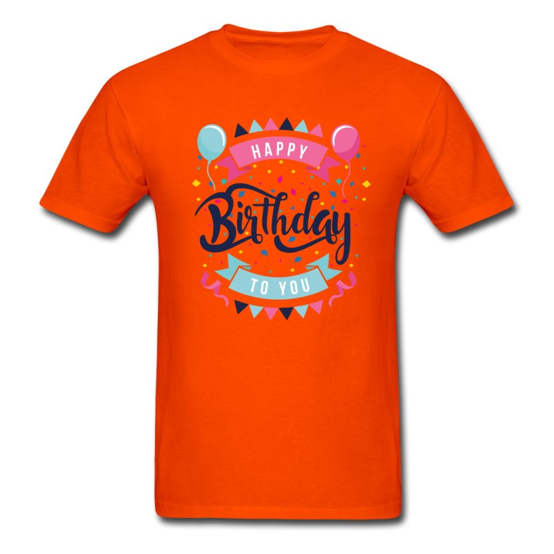 Men's Happy Birtday T-Shirt