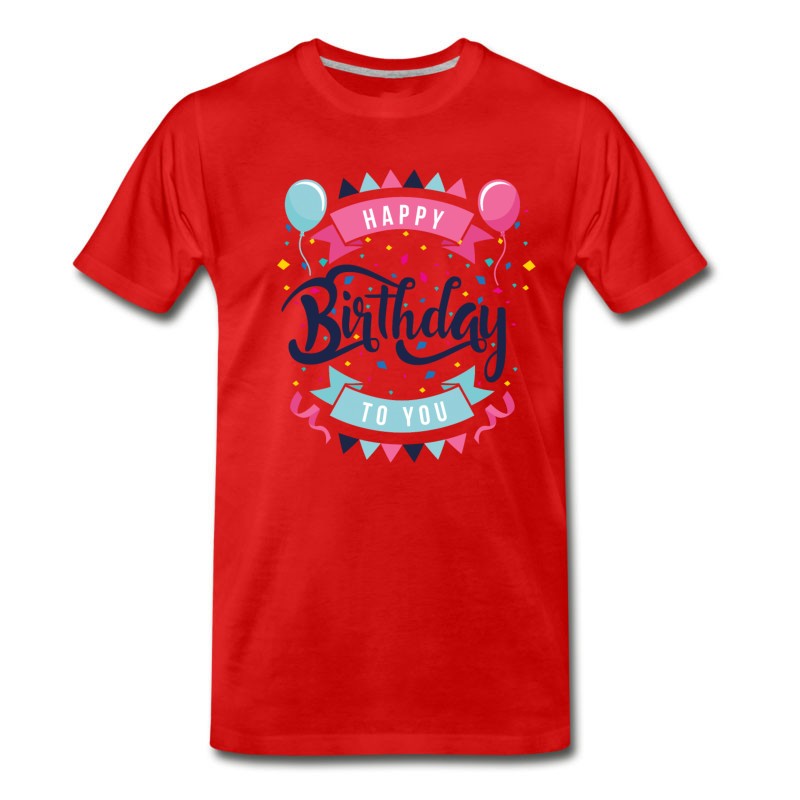 Men's Happy Birtday T-Shirt