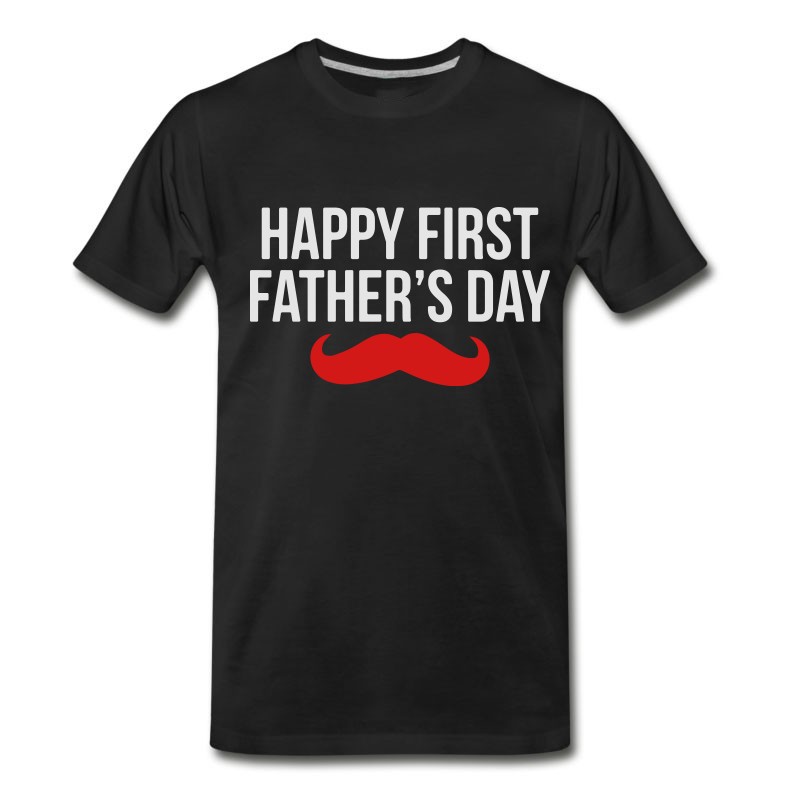 Men's Happy First Father S Day T-Shirt