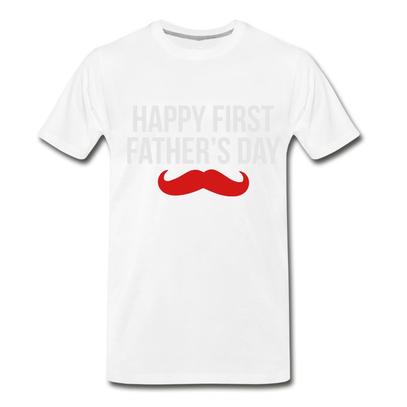 Men's Happy First Father S Day T-Shirt