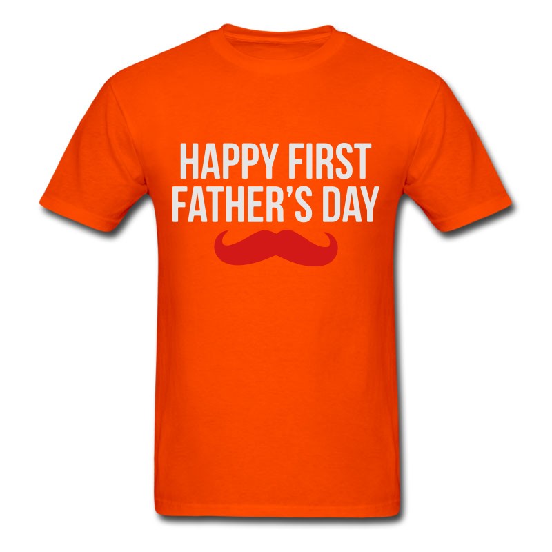 Men's Happy First Father S Day T-Shirt