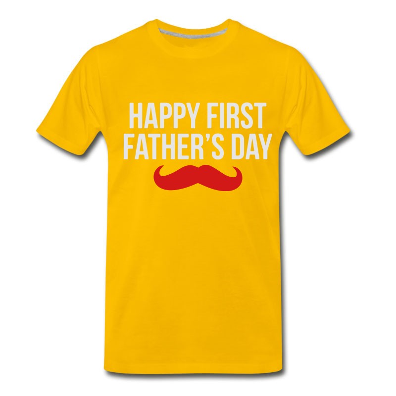 Men's Happy First Father S Day T-Shirt