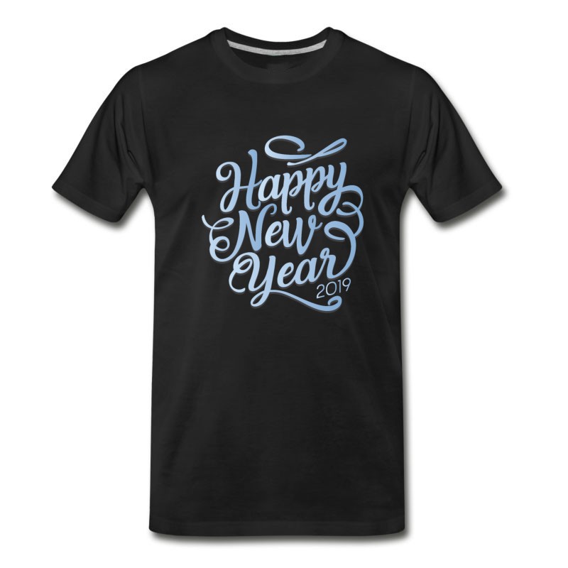 Men's Happy New Year 2019 Tee T-Shirt