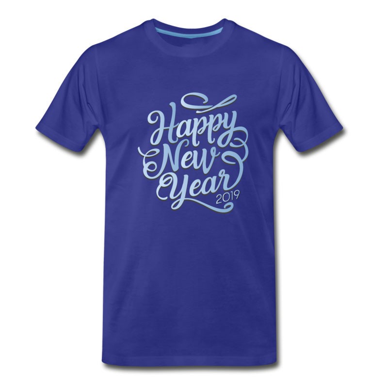 Men's Happy New Year 2019 Tee T-Shirt