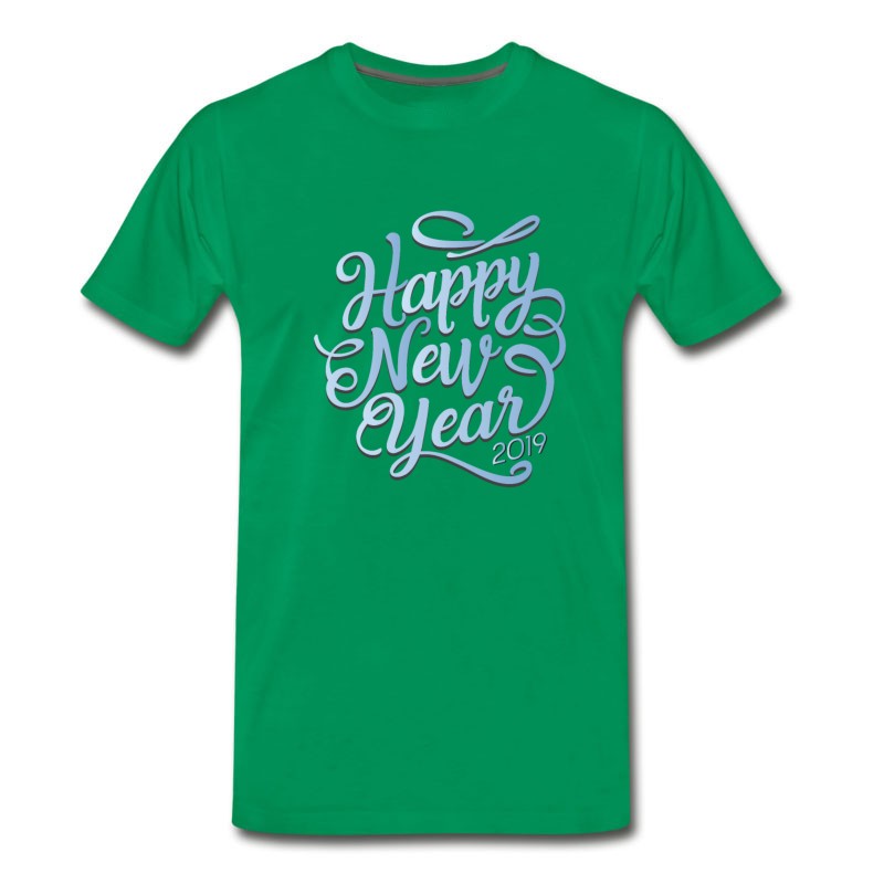 Men's Happy New Year 2019 Tee T-Shirt