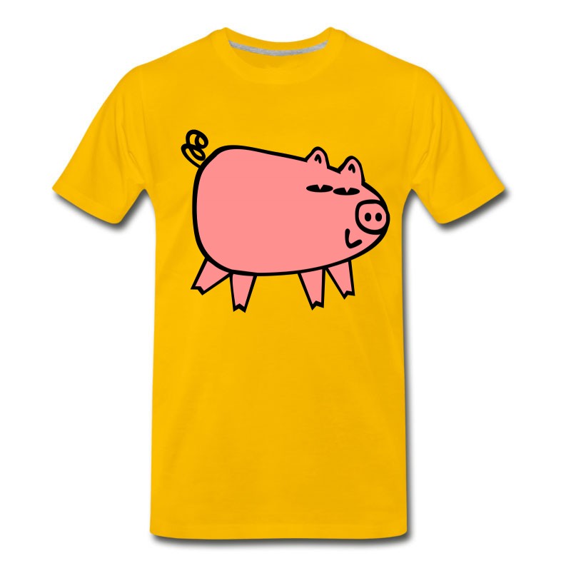 Men's Happy Piggy T-Shirt