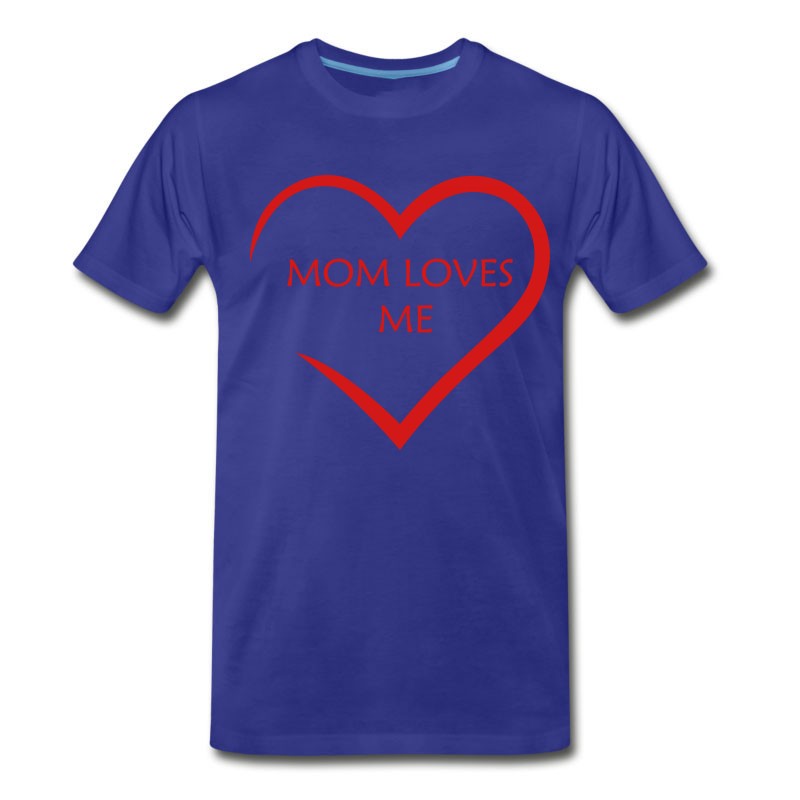 Men's Heart - MOM LOVES ME T-Shirt