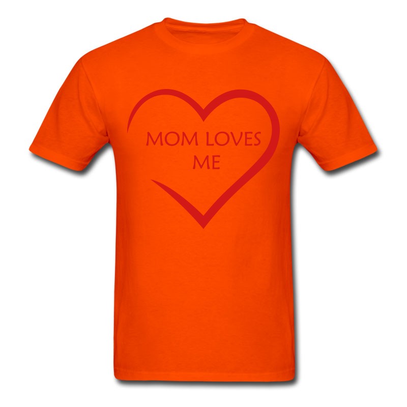 Men's Heart - MOM LOVES ME T-Shirt