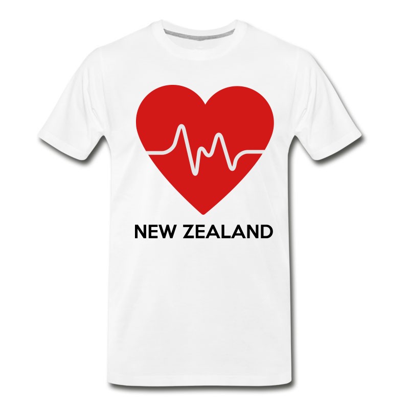 Men's Heart New Zealand T-Shirt