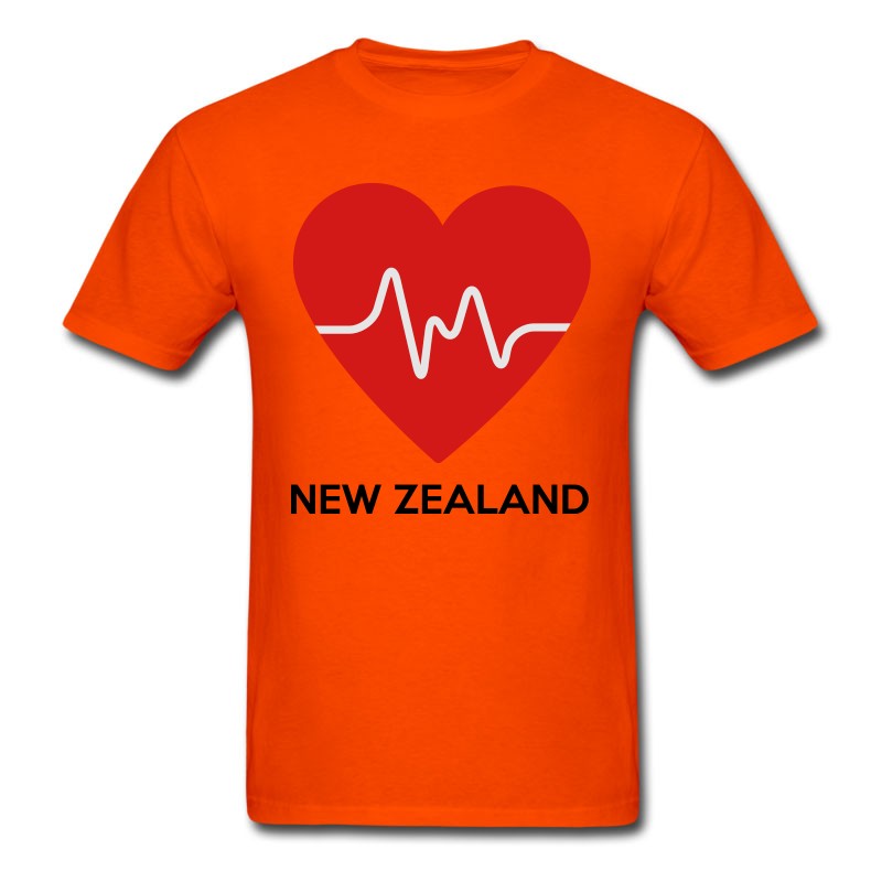 Men's Heart New Zealand T-Shirt