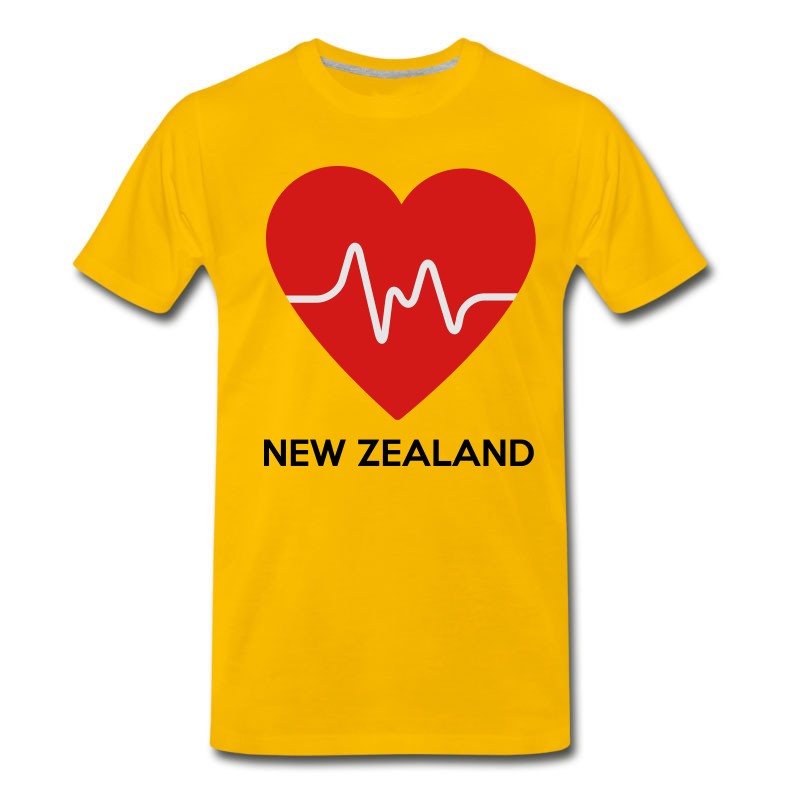 Men's Heart New Zealand T-Shirt