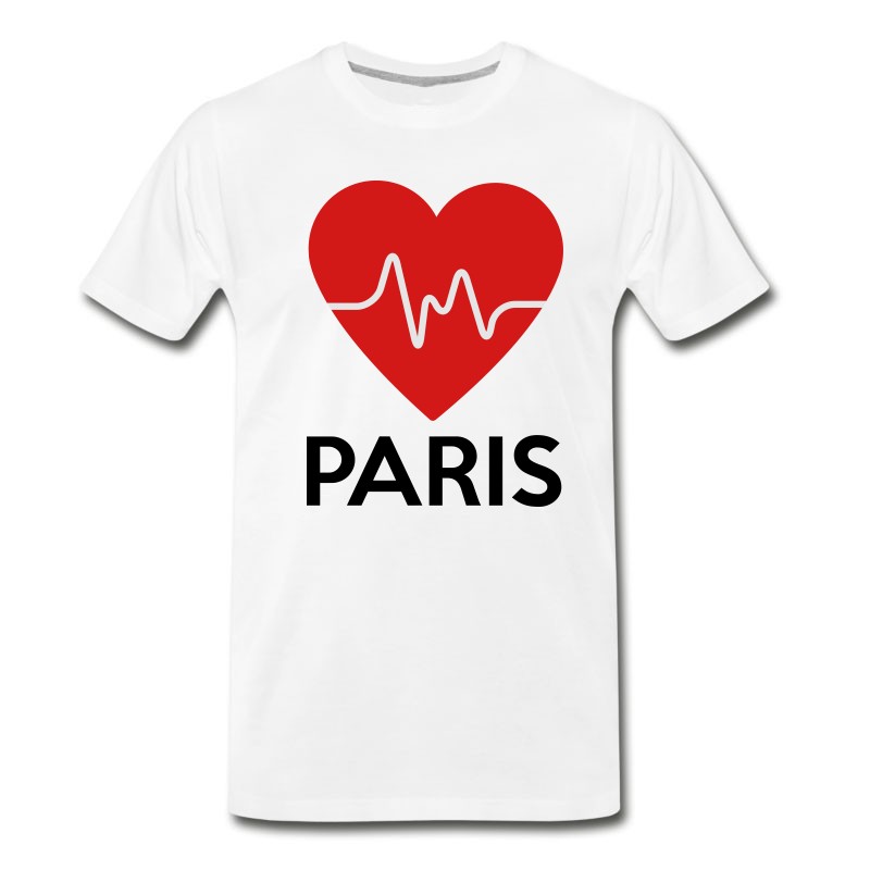 Men's Heart Paris T-Shirt