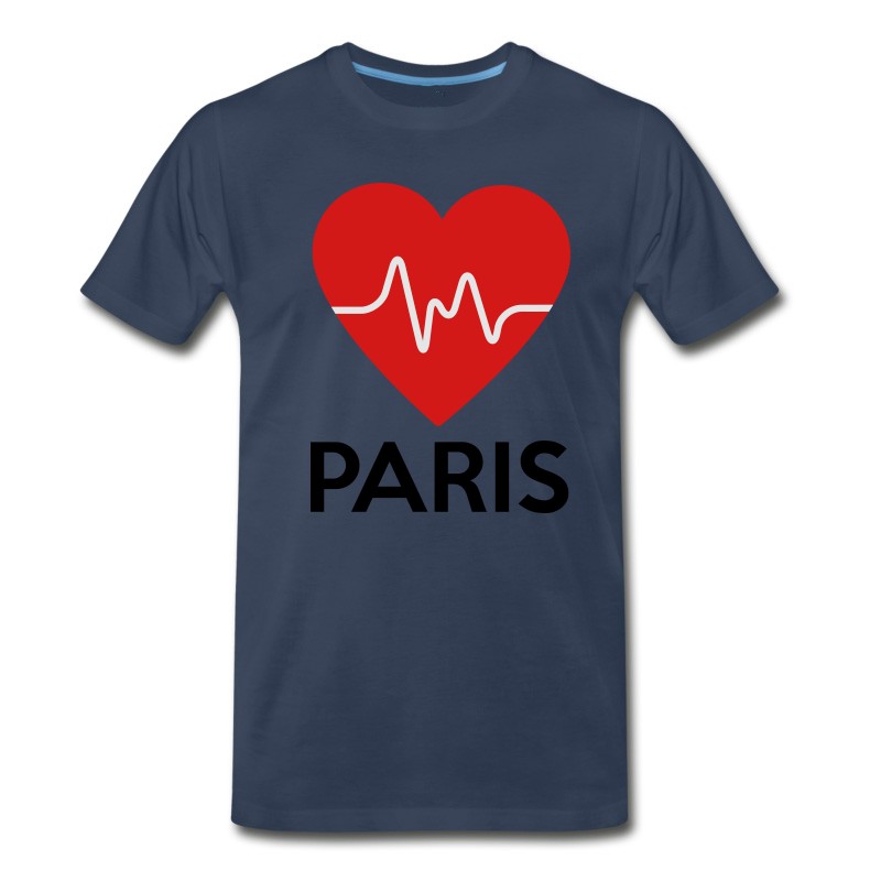 Men's Heart Paris T-Shirt