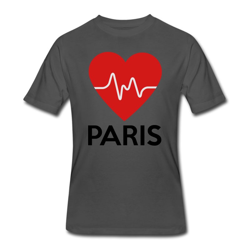 Men's Heart Paris T-Shirt