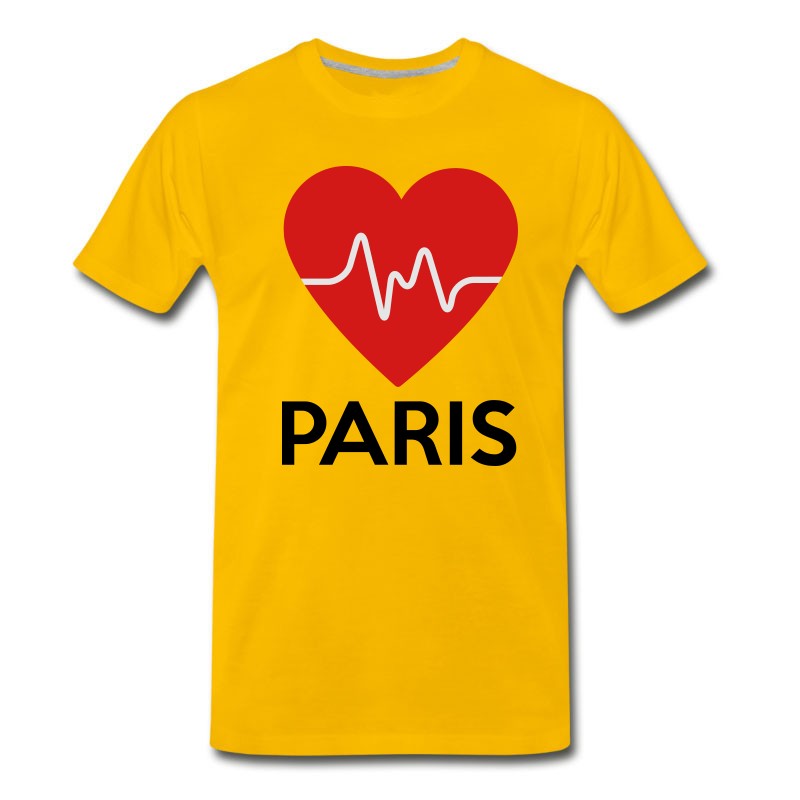 Men's Heart Paris T-Shirt