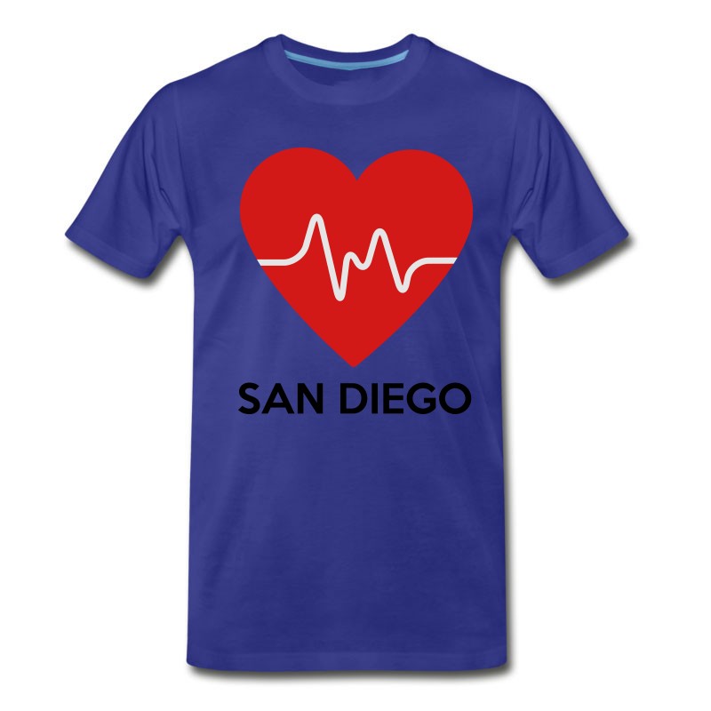 Men's Heart San Diego T-Shirt