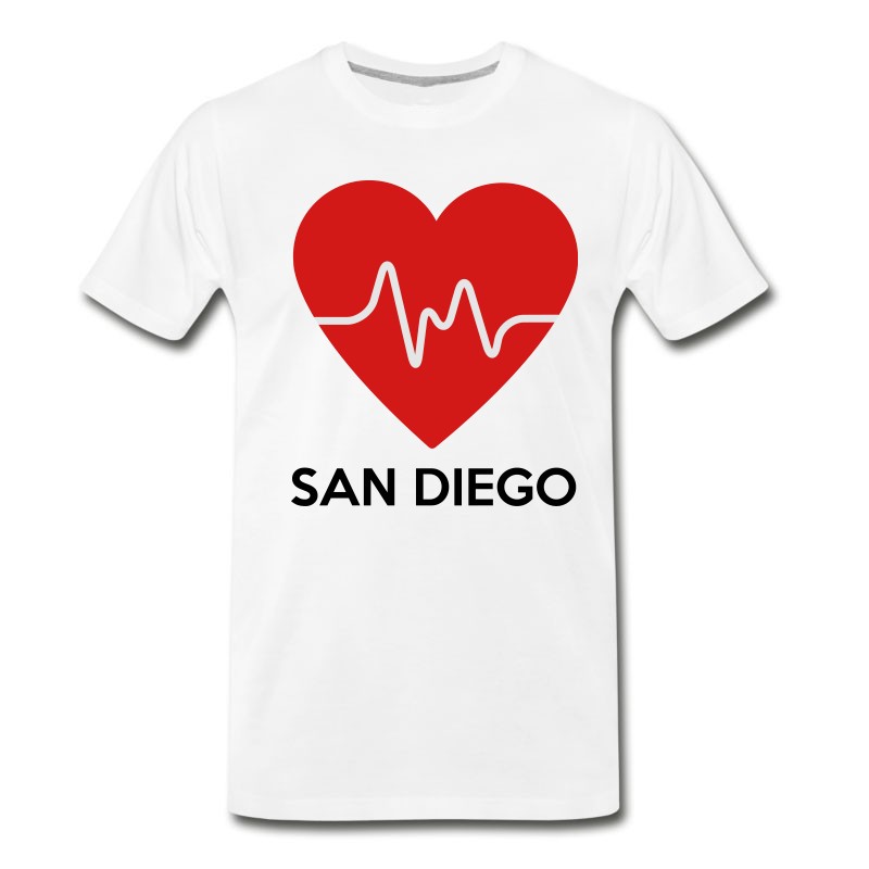 Men's Heart San Diego T-Shirt