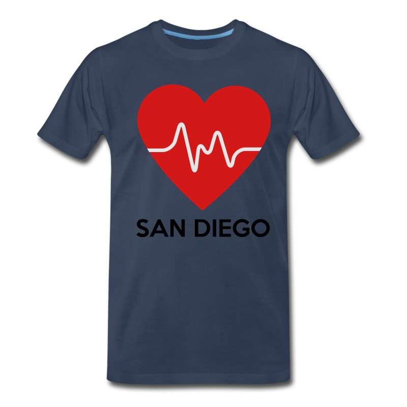 Men's Heart San Diego T-Shirt