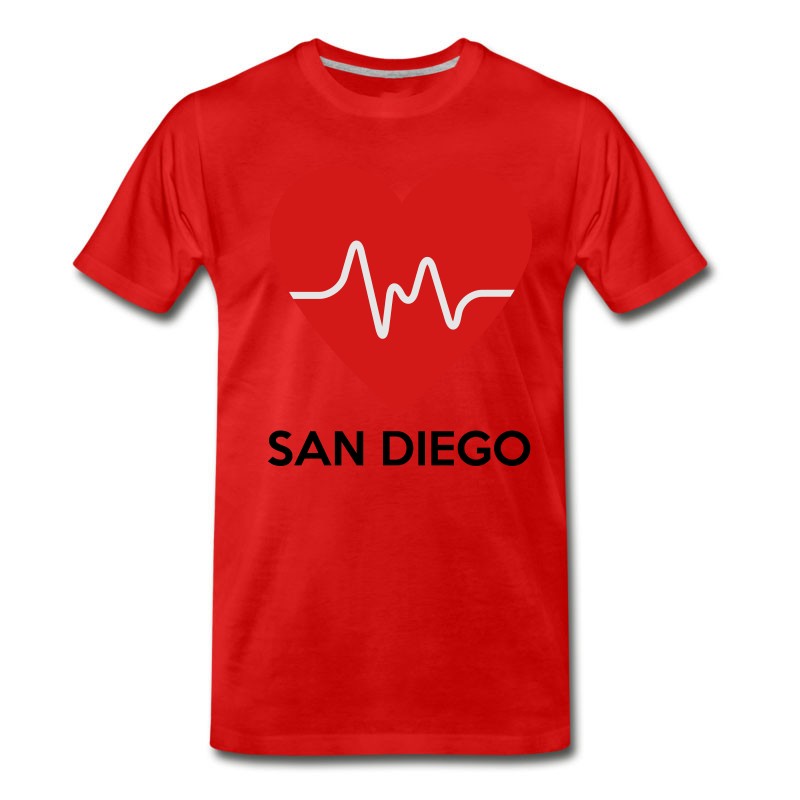 Men's Heart San Diego T-Shirt