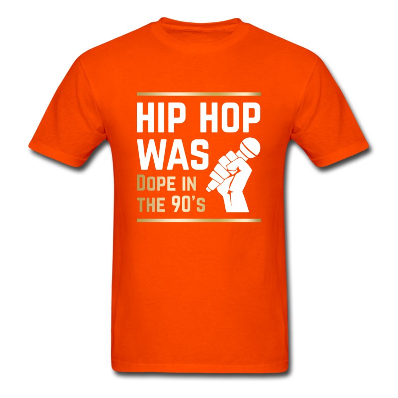 Men's Hip Hop Was Dope In The 90s Hip Hop T Shirts T-Shirt