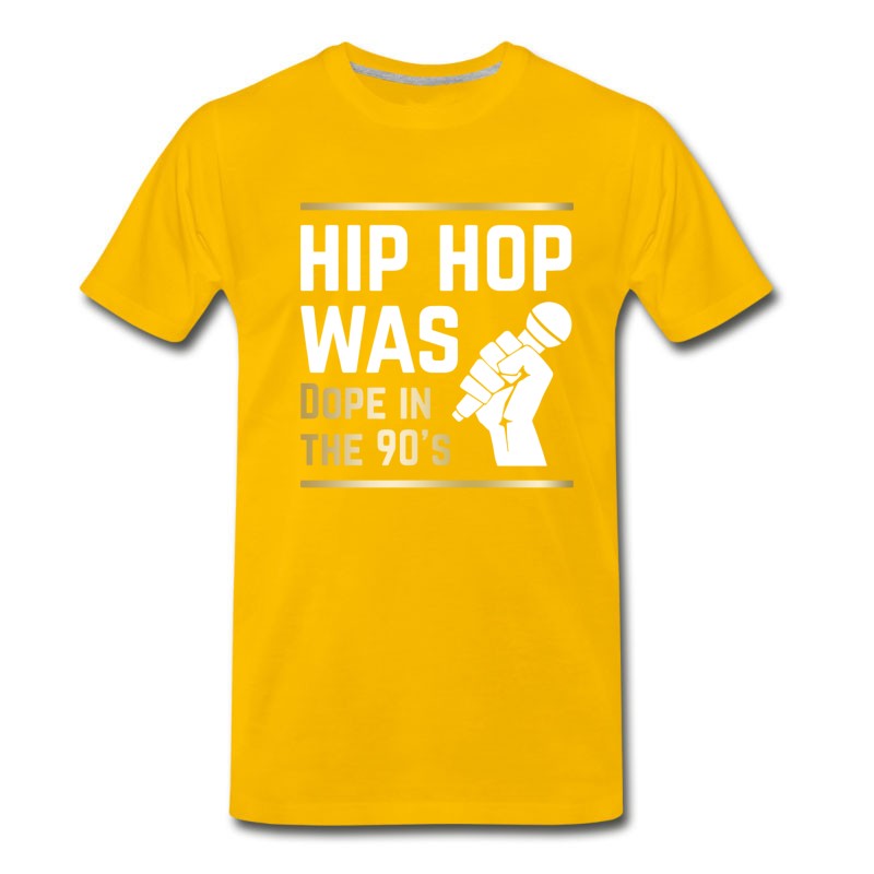 Men's Hip Hop Was Dope In The 90s Hip Hop T Shirts T-Shirt