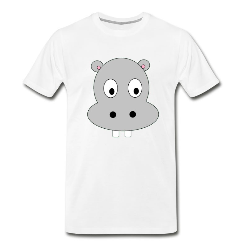 Men's Hippo Face T-Shirt