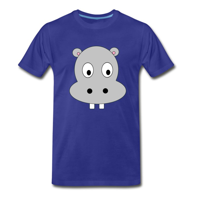 Men's Hippo Face T-Shirt