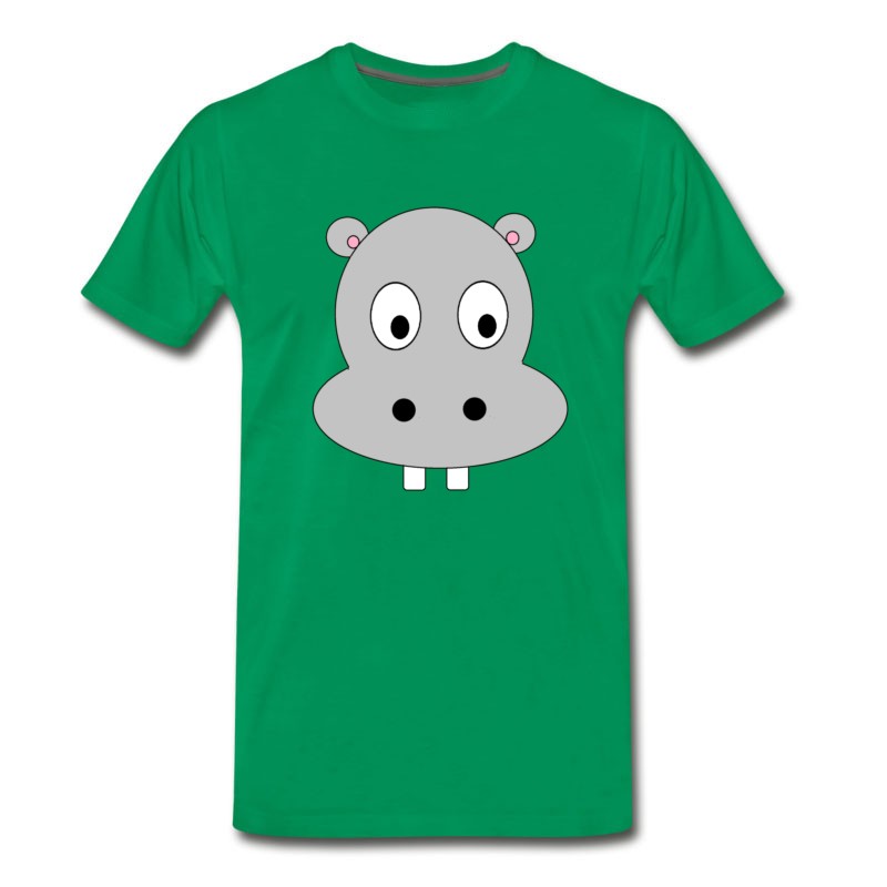 Men's Hippo Face T-Shirt