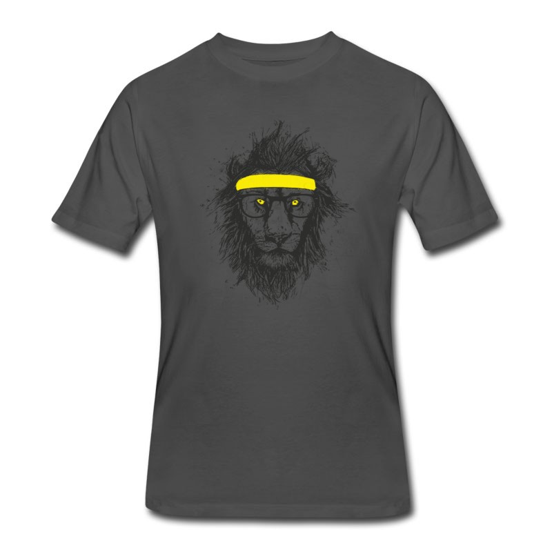 Men's Hipster Lion T-Shirt