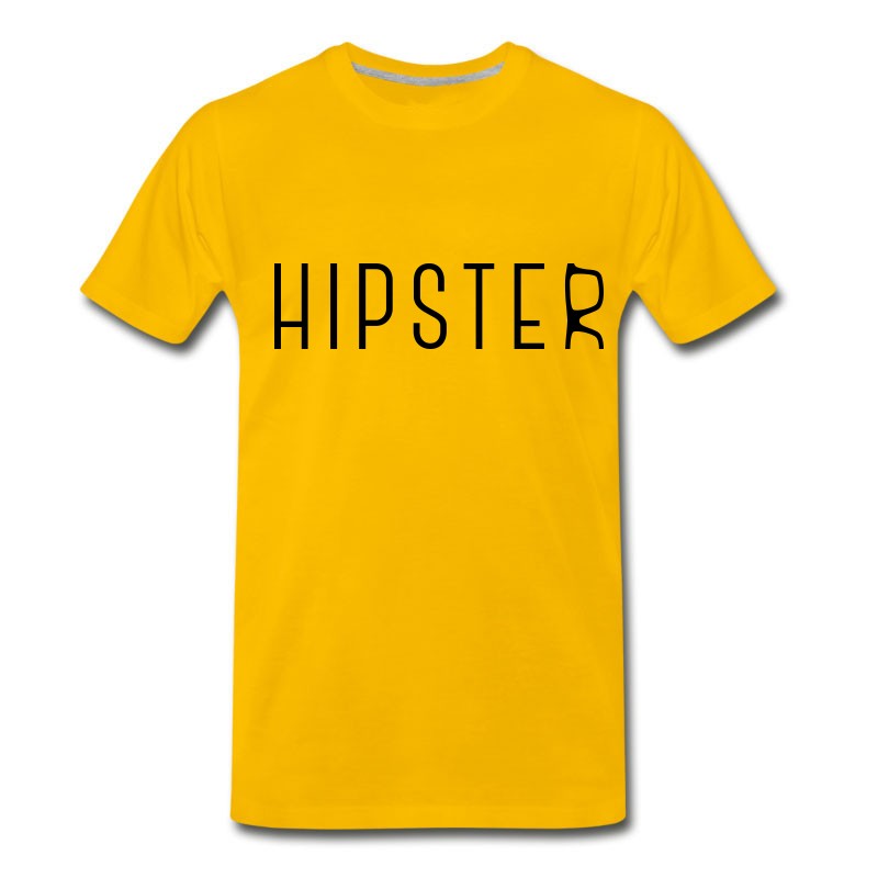 Men's Hipster With Glasses T-Shirt