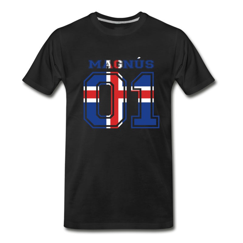 Men's Home Wurzeln Name Iceland Island MAGNU S T-Shirt