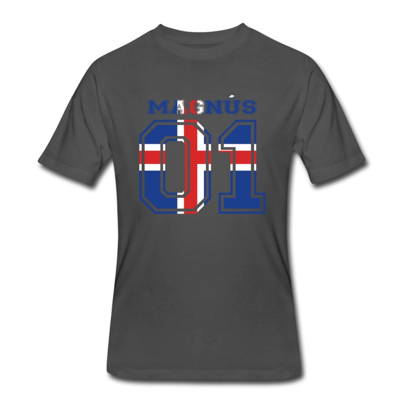 Men's Home Wurzeln Name Iceland Island MAGNU S T-Shirt