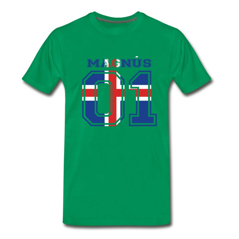 Men's Home Wurzeln Name Iceland Island MAGNU S T-Shirt