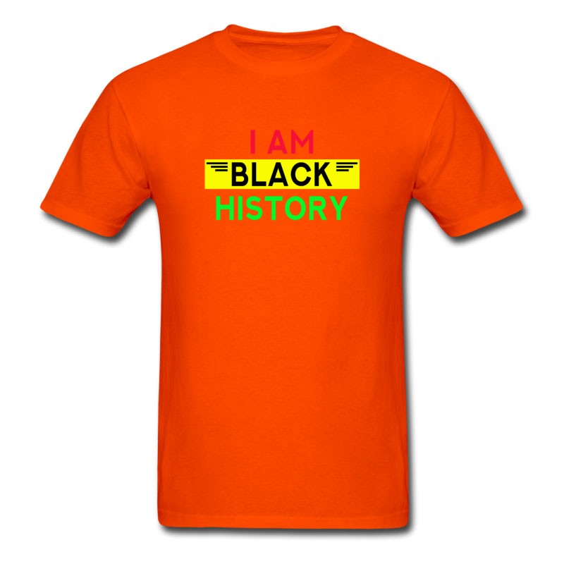 Men's I Am Black History Proud African American T-Shirt