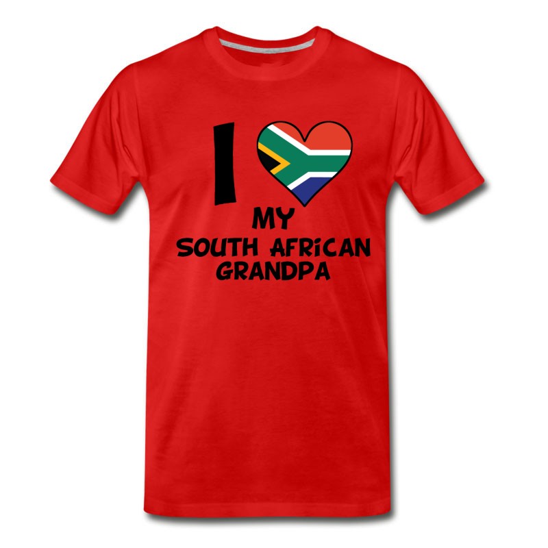 Men's I Heart My South African Grandpa T-Shirt