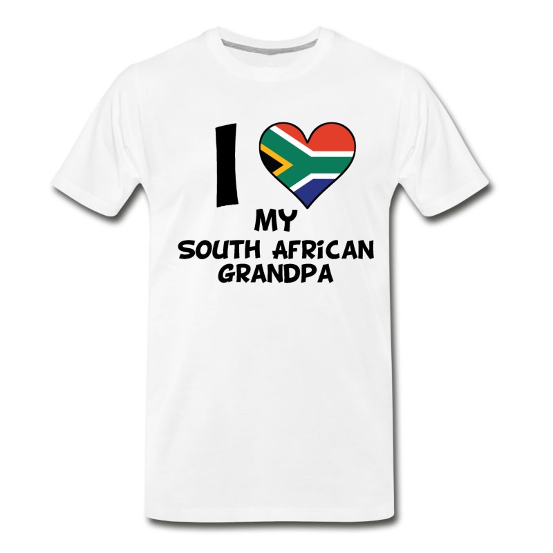 Men's I Heart My South African Grandpa T-Shirt