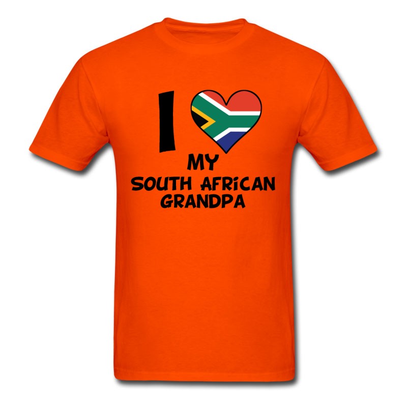 Men's I Heart My South African Grandpa T-Shirt