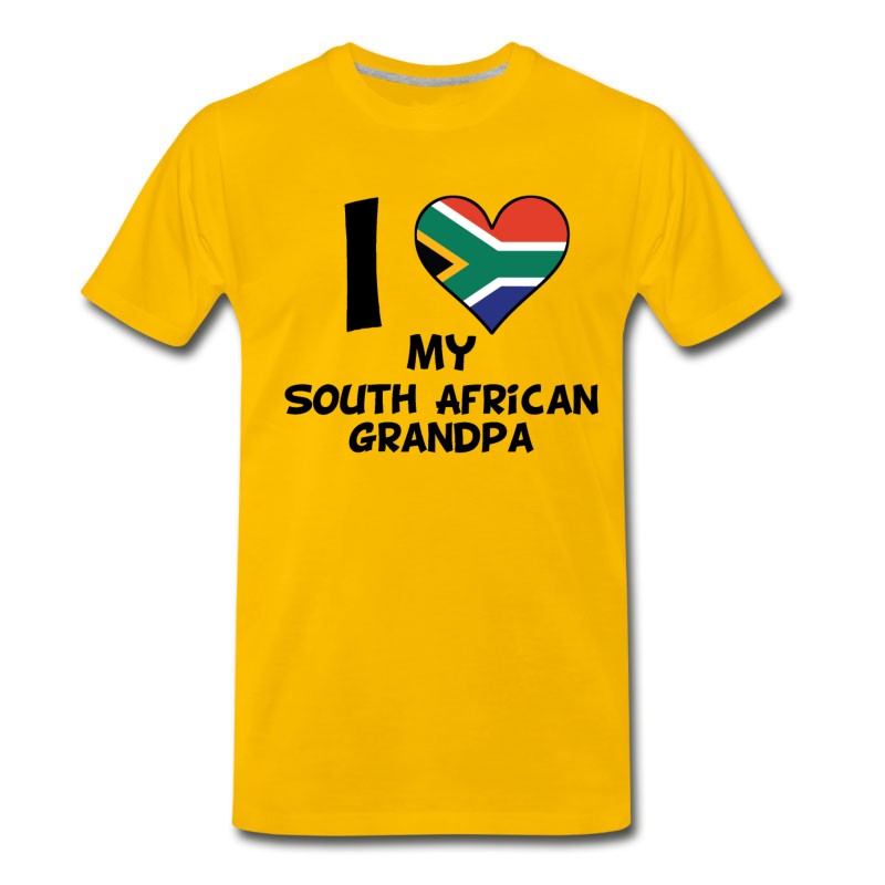 Men's I Heart My South African Grandpa T-Shirt