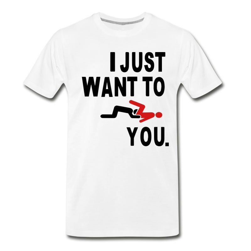 Men's I JUST WANT TO EAT YOU. T-Shirt