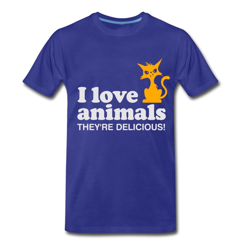 Men's I Love Animals. They Are Absolutely Adorable! T-Shirt