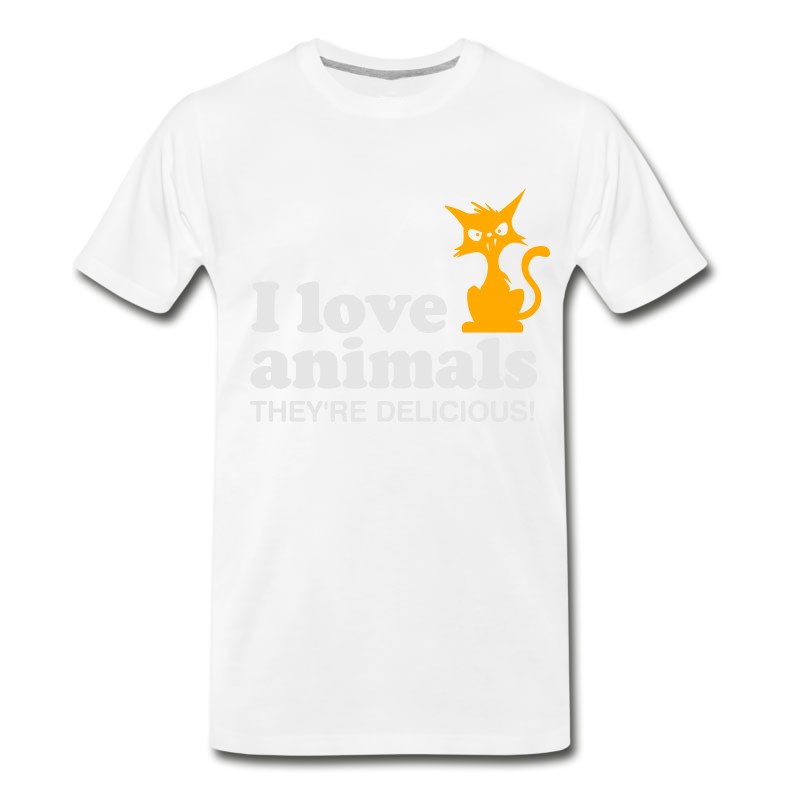 Men's I Love Animals. They Are Absolutely Adorable! T-Shirt