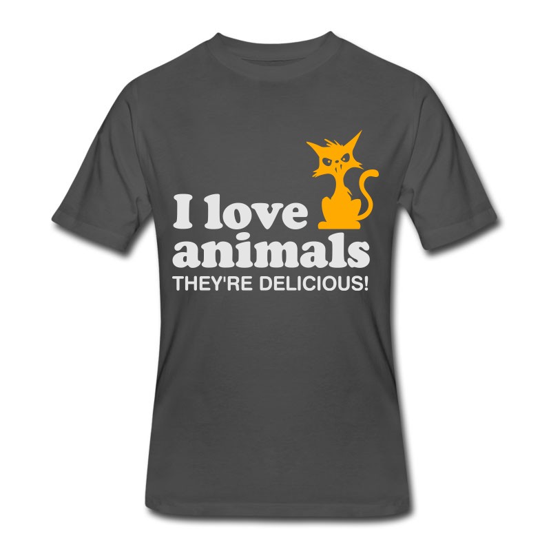 Men's I Love Animals. They Are Absolutely Adorable! T-Shirt