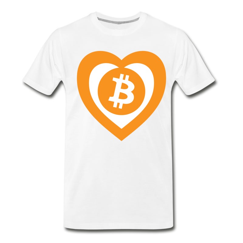 Men's I Love Bitcoin (BTC) T-Shirt