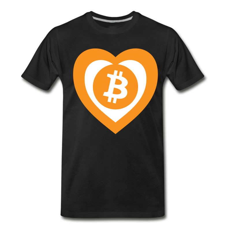 Men's I Love Bitcoin (BTC) T-Shirt