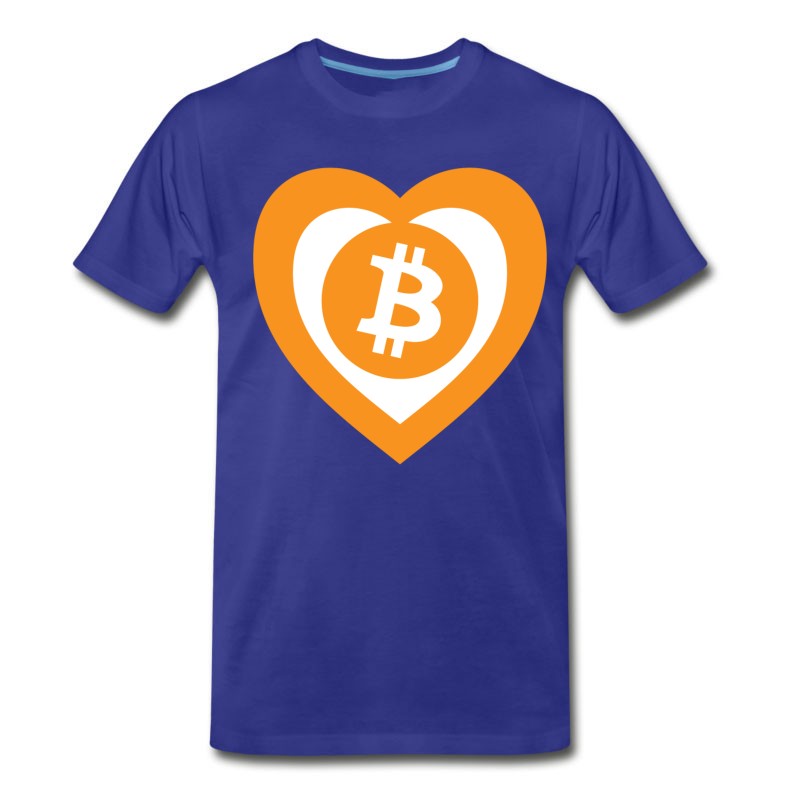 Men's I Love Bitcoin (BTC) T-Shirt