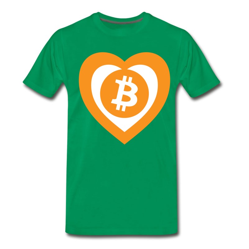 Men's I Love Bitcoin (BTC) T-Shirt