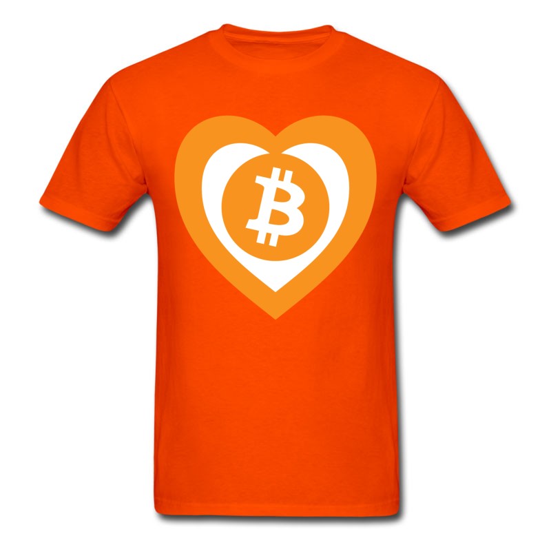 Men's I Love Bitcoin (BTC) T-Shirt