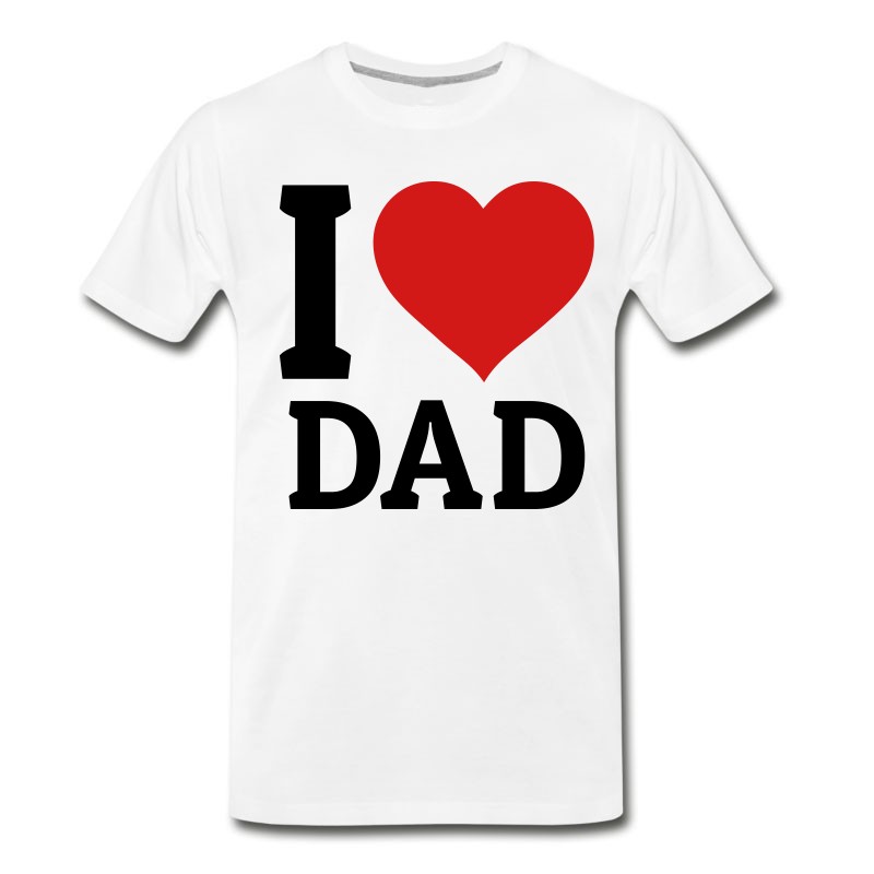 Men's I Love Dad T-Shirt